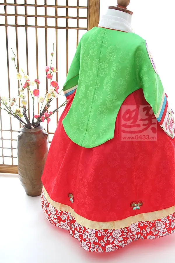 Платье-пачка для девочек корейское традиционное платье ханбок детей костюм