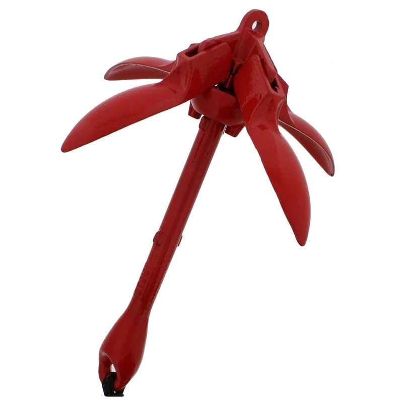 Сверхмощная лодка каяк каноэ складной якорь с веревкой буй оснастки крюк