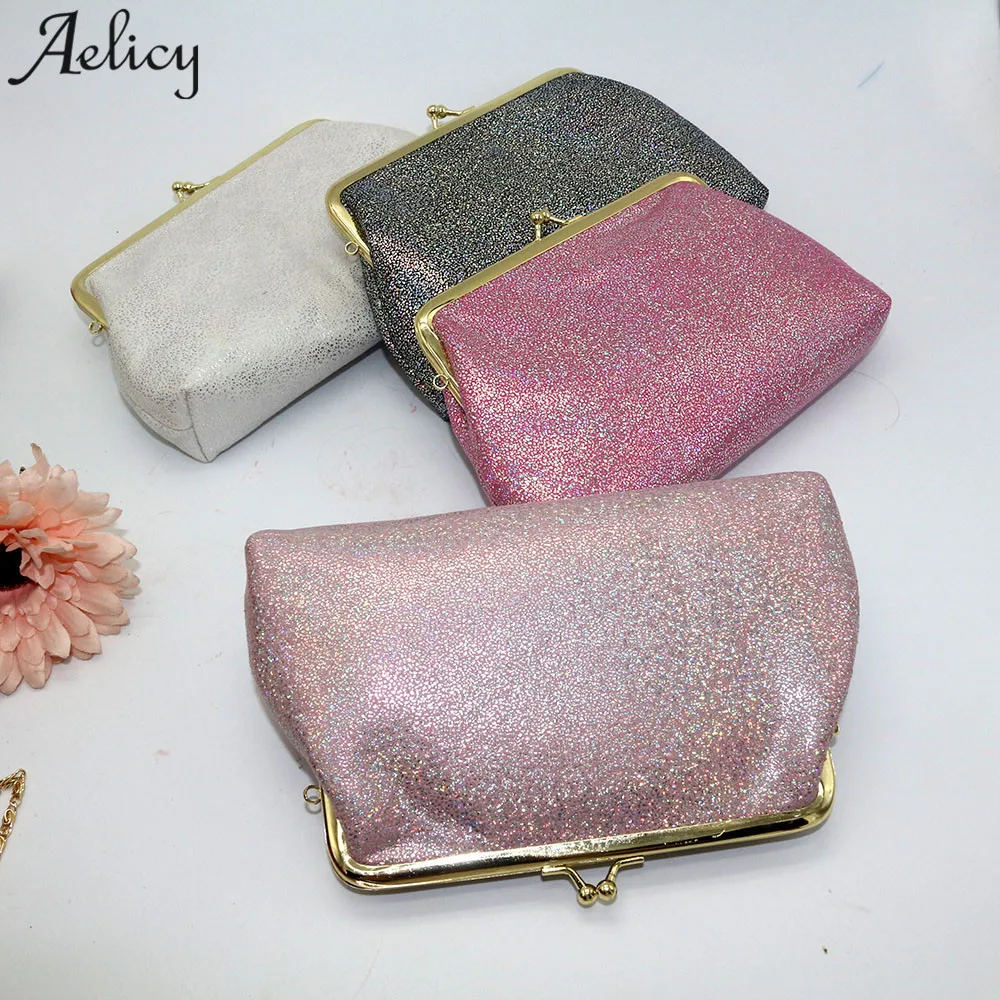 Aelicy 2018 женские кошельки Горячая леди Сияющий сверкающий маленький кошелек с