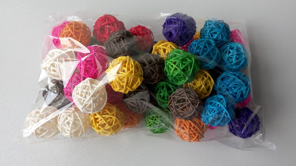 Ротанговые шарики диаметром 20/3 см для сада патио свадьбы вечеринки домашнего