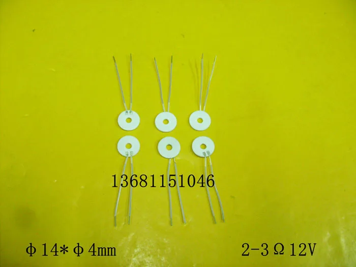 

High temperature ceramic heating plate heater 14X4mm 2-3 1-12V