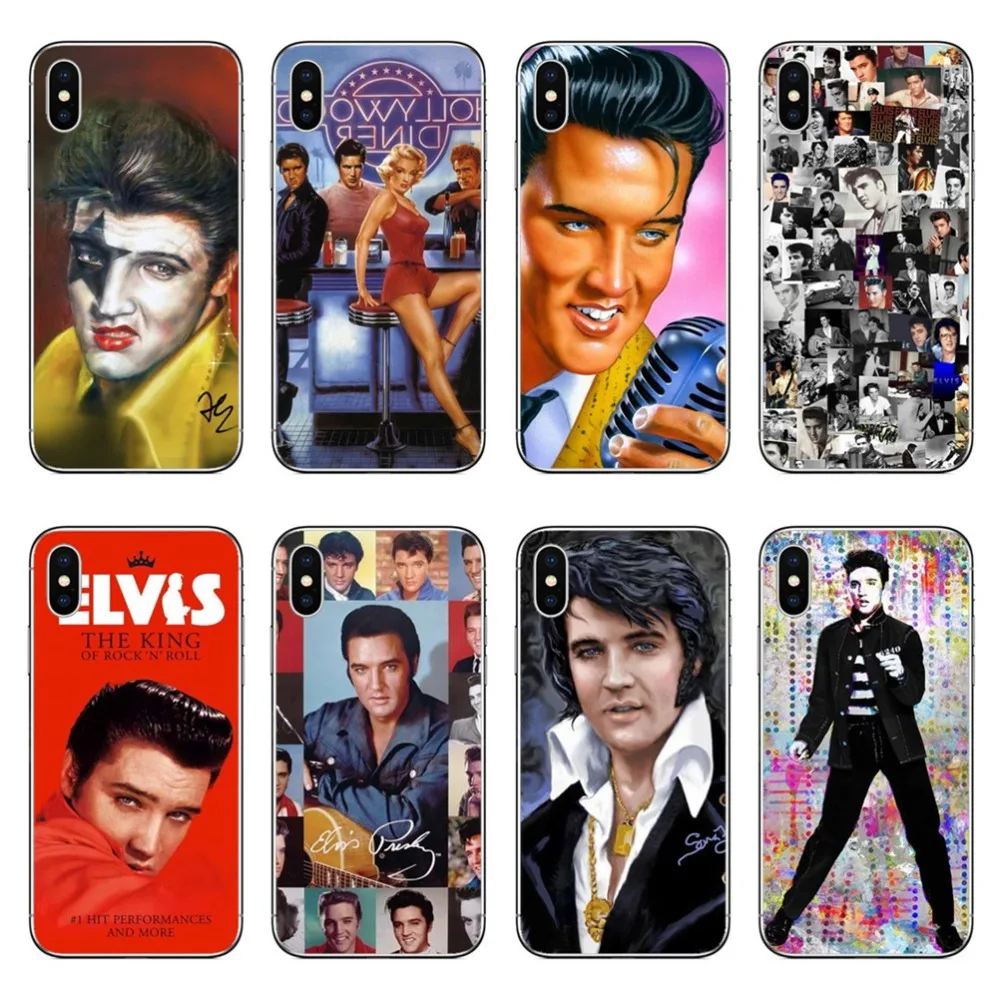 Жесткий чехол Elvis The King Of Rock для ПК iPhone 5 5S SE 6 S Plus 7 XS Max XR 8 X 1|Чехлы-книжки| |