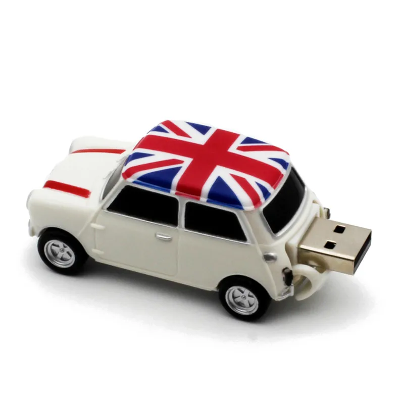Mini (white) JASTER флеш-диск USB 2,0 Флешка эмуляция модель автомобиля 4 ГБ 8 ГБ 16 ГБ 32 ГБ 64 ГБ флеш-накопитель Пластиковый u-диск - Цвет: Mini (white)