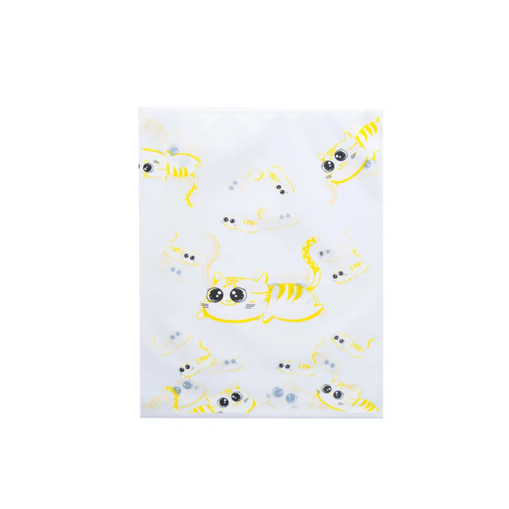 XL yellow Прозрачные дорожные сумки для хранения с принтом животных; водонепроницаемая одежда; носки; обувь; упаковка для хранения; дорожные органайзеры; аксессуары - Цвет: XL yellow