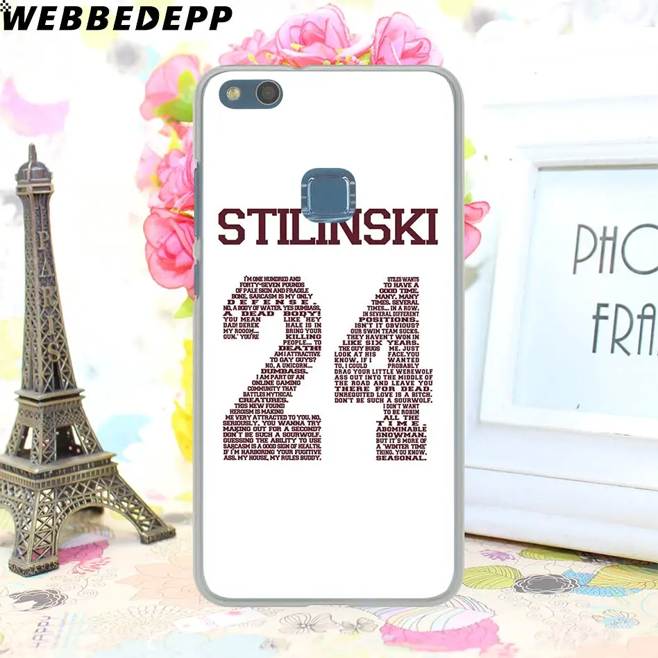 2 WEBBEDEPP прочный Чехол Teen Wolf Stilinski 24 чехол для телефона для huawei P30 P20 Pro P smart Y7 Y9 P10 P9 Lite / P8 Lite - Цвет: 2