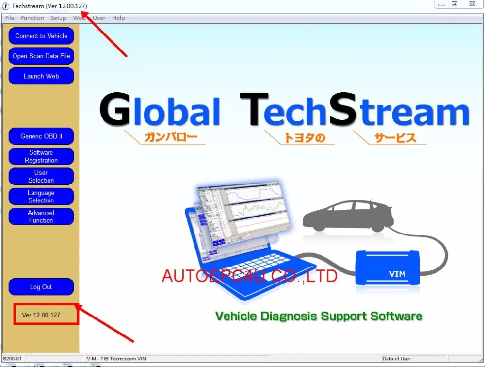 DVD-проигрыватель TIS Techstream V12.20.024 [07 2017] + Crack Flash для Toyota |