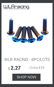 WLR RACING-6 шт./лот сгоревшие титановые болты для рулевого колеса подходят для многих рулевых колес, набор для WLR-LS06CR-T