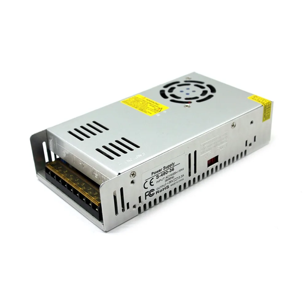 Выключатель питания DC12V 480W светильник ing трансформатор DC 24V 36V 48V 60V источник SMPS для