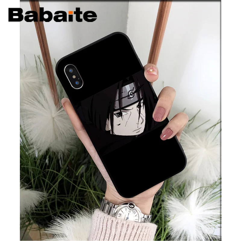 Babaite Аниме Наруто Саске мягкий чехол для телефона из ТПУ чехол для iPhone 7 6 6S 8 Plus 5 5S SE XR X XS MAX Coque Shell