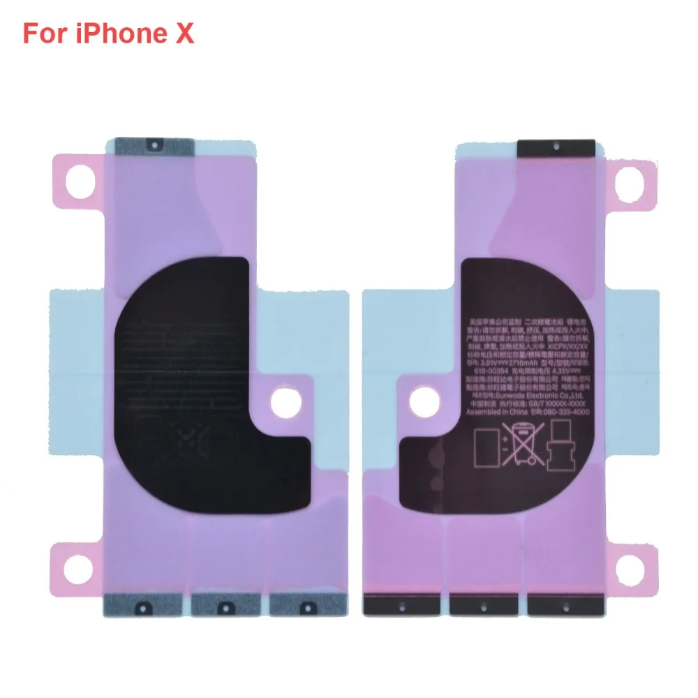 500 шт. оригинальная клейкая лента для iPhone 5, 5S, 5c, 6, 6s, 7, 8 plus, X двойная клейкая лента, запасные части