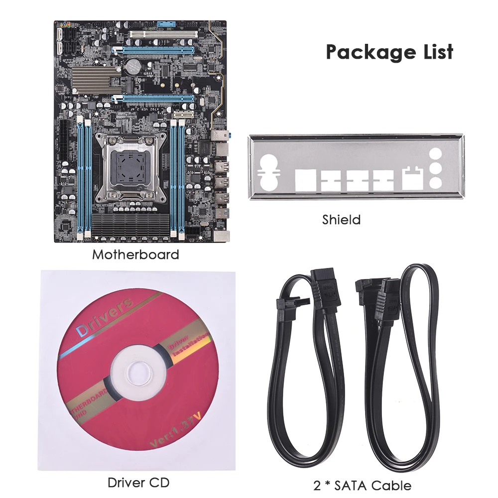 Материнская плата для компьютера E5 2.4F материнская с разъемом LGA 2011 DDR3 DMI2.0 64 Гб 79/c60x