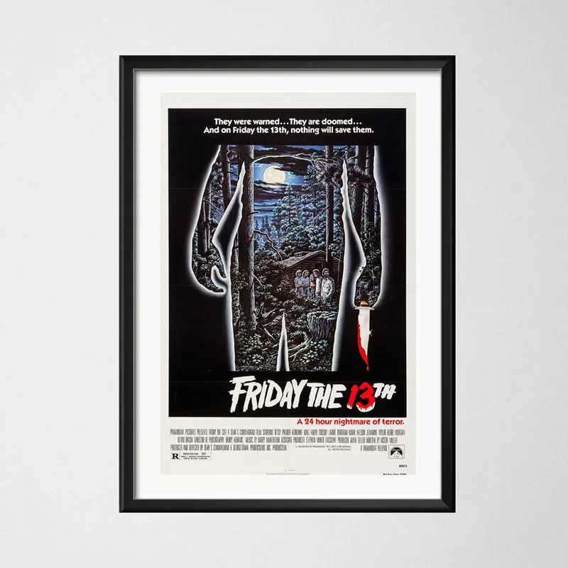 3 P733 пятница 13th Jason Voorhees классический фильм ужасов картина шелк Холст плакат настенный домашний декор - Цвет: 3