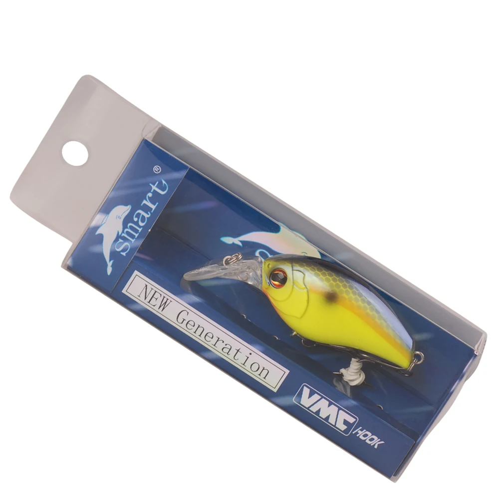 Smart Crankbait 4 8 см 2 г плавающая (0 6 м) Isca искусственная Pesca Peche Leurre Swimbait воблеры для