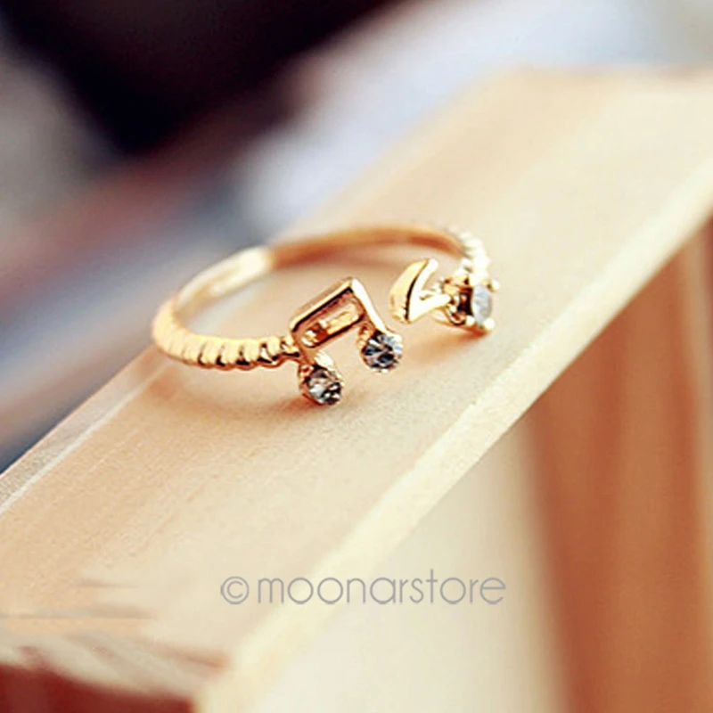 Женские кольца средней длины изящные регулируемые Стразы в стиле ретро
