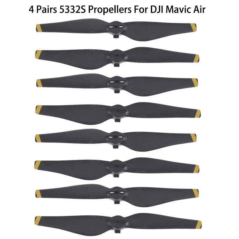 

New Arrival 4 pair 8 pcs For 5332s Mavic Air Propeller propellers Blade prop for DJI Mavic Air Drone Accessories