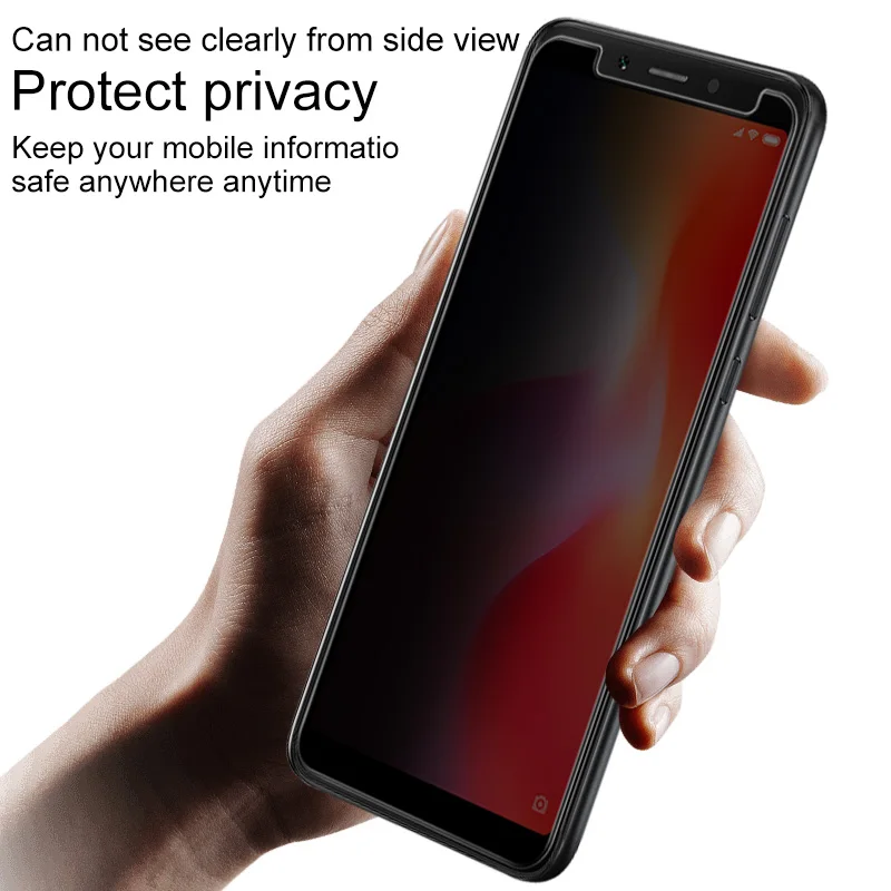 Защита конфиденциальности антибликовое стекло для Xiaomi Redmi 6 6A A закалённое IMAK