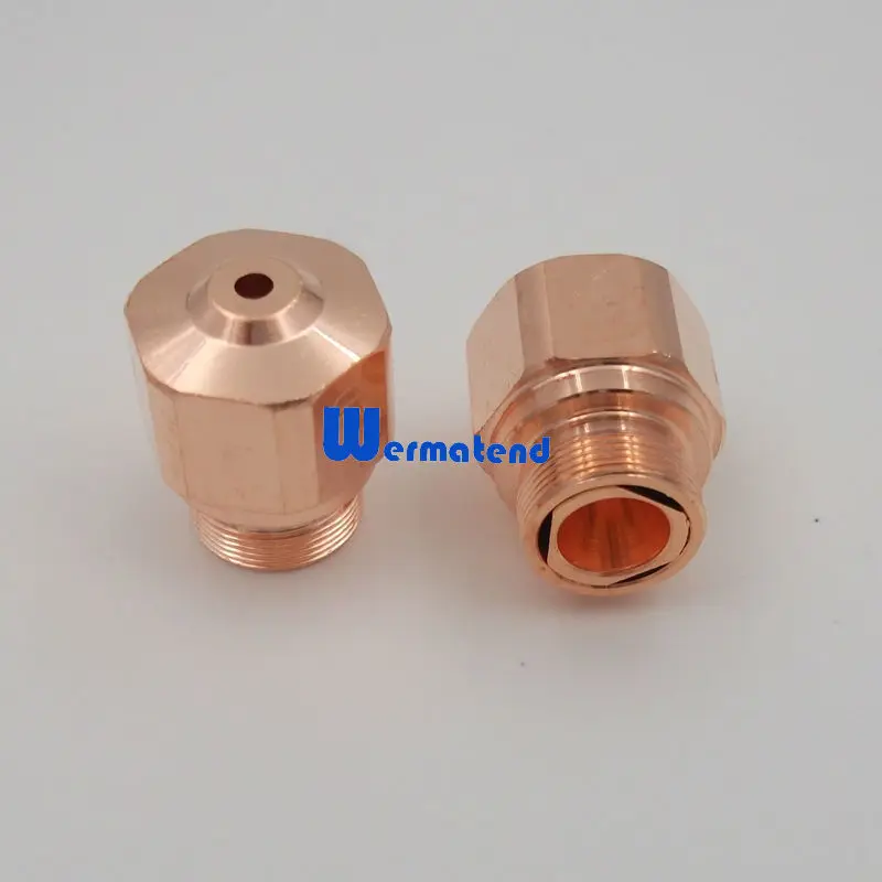 Wermatend 100 шт./лот NK1215 NK1015 NK1515 NK1715 NK2015 NK2515 двойное сопло для машины лазерные сопла