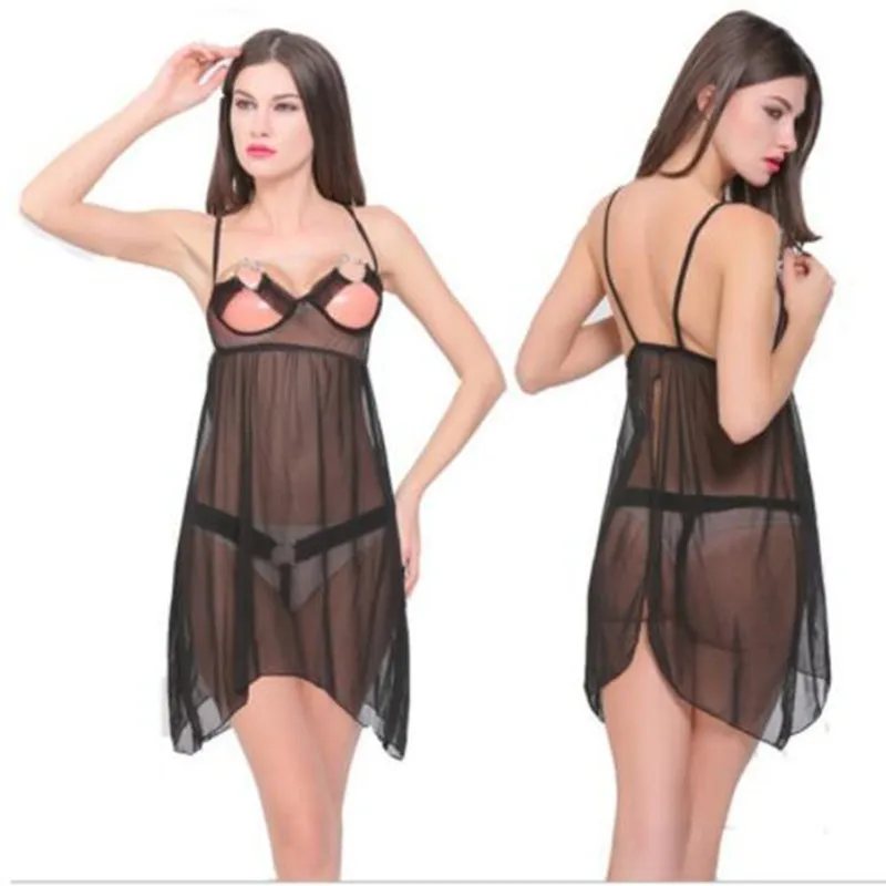 Erotic Lingerie for Women Sex Underwear Porn Babydoll Dress Hot Lace Open Bra Crotch Sexy Costume Nuisette | Тематическая одежда и