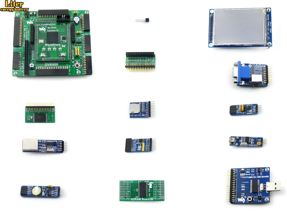 Altera Cyclone Board EP4CE10 EP4CE10F17C8N ALTERA IV FPGA Development +12 Accessory Kits = OpenEP4CE10-C Package A | Компьютеры и офис