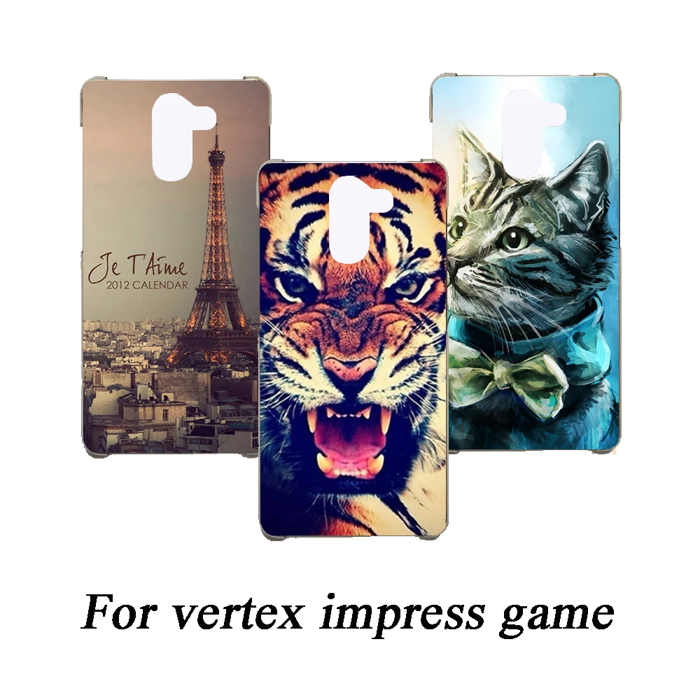 Мягкий ТПУ чехол для телефона для Vertex impress game чехол s силиконовый чехол с рисунком волка Эйфелевой
