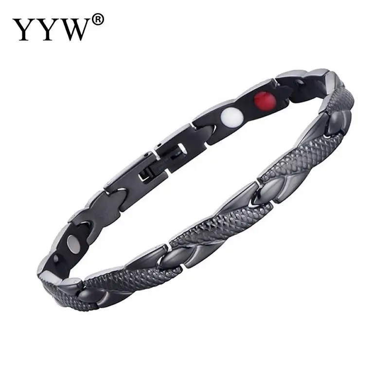 Браслет унисекс скрученный магнитный с рисунком дракона для женщин терапия силы