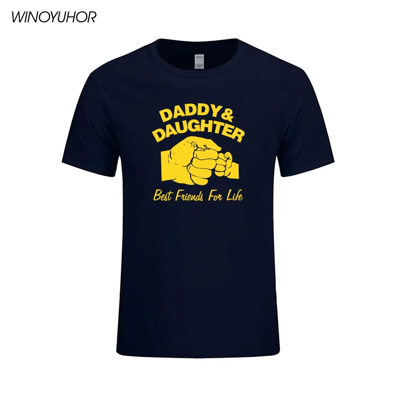 Футболка с забавным принтом для папы и дочери лучшие друзья жизни |