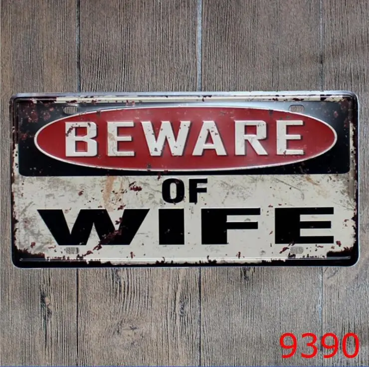 PT49 бесплатная Wi Fi внутренние жестяные знаки 15*30 см металлический номерной знак