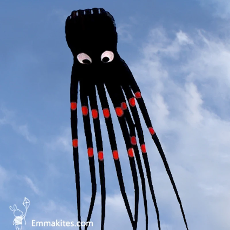3D воздушный змей Осьминог 15 м|octopus kite|power kitekite 3d |