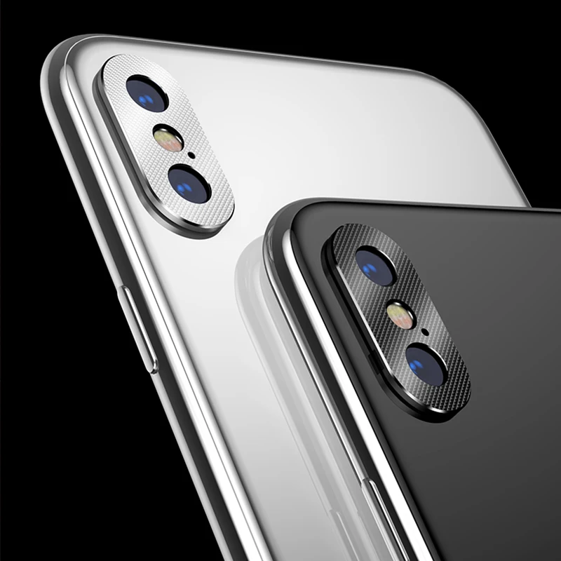 Металлическая защита объектива камеры для iPhone X XR Защита от царапин Xs 360 полная