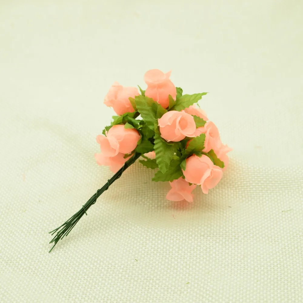 Шелковые розы букет из 12 шт. для Рождественского украшения аксессуары дома