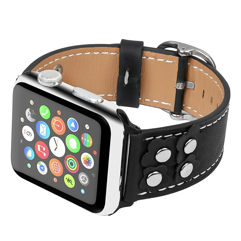 Ремешок из натуральной кожи для Apple Watch Band 42 мм ремешок iwatch 38 женский браслет с