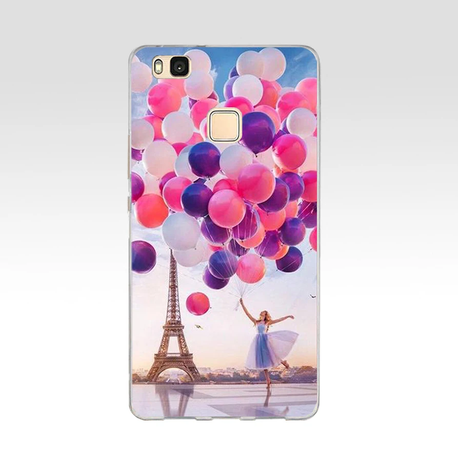 2 G For Cover Huawei P9 Lite Case Cute Animal Silicon Soft TPU for Funda Huawei P9 Lite Case P9 P9Lite Phone Back Cases - Color: 2