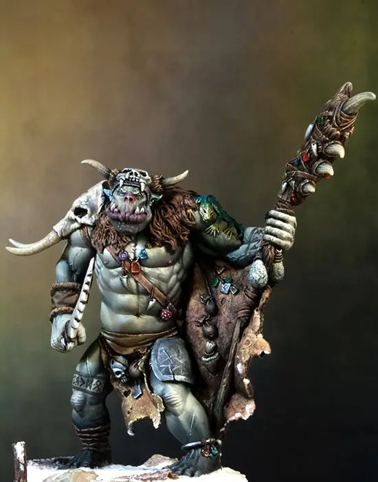 [Tuskmodel] 75 мм Смола Модель комплект ORC(без основания