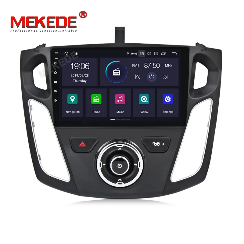 MEKEDE IPS экран DSP Android 9 0 автомобильный мультимедийный dvd GPS плеер для Ford Focus 2012 2013 2014
