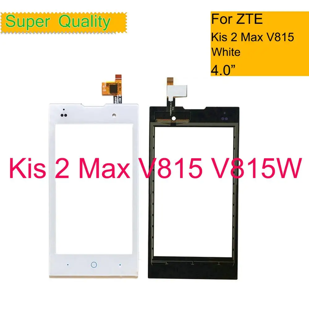 Оригинальный дигитайзер сенсорного экрана для ZTE Kis 2 Max V815 V815W переднее стекло