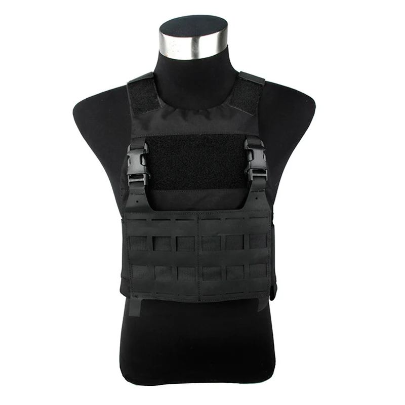 Black TMC Тактический фцк пластина Перевозчик тактический жилет бронежилет MOLLE Camo страйкбол охотничье оборудование 2841 - Цвет: Black