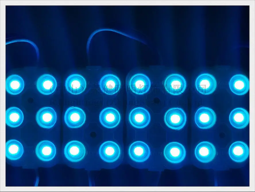 SMD 5050 RGB светодиодный модуль ввода для буква DC12V 65 мм* 40 мм* 8 мм SMD5050 6 светодиодный 1,44 Вт 120lm RGB CE