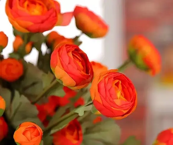 5PCS \ Лидер продаж высокое качество шелк Поддельные Цветок Многофункциональный