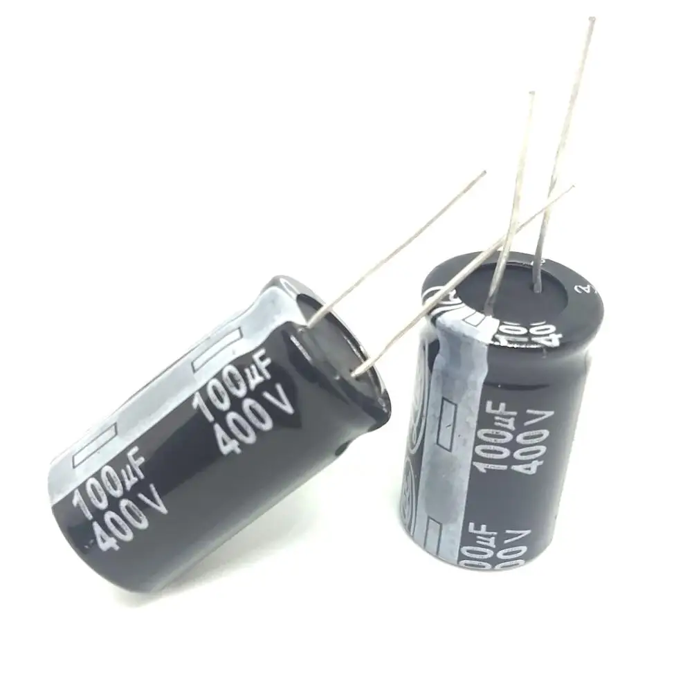 Высококачественный Алюминиевый электролитический конденсатор 5 шт./лот 100 мкФ Ф