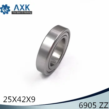 6905 ZZ ABEC-1 (10 шт.) 25x42x9 мм метрические тонкие секционные подшипники 61905Z 6905ZZ |