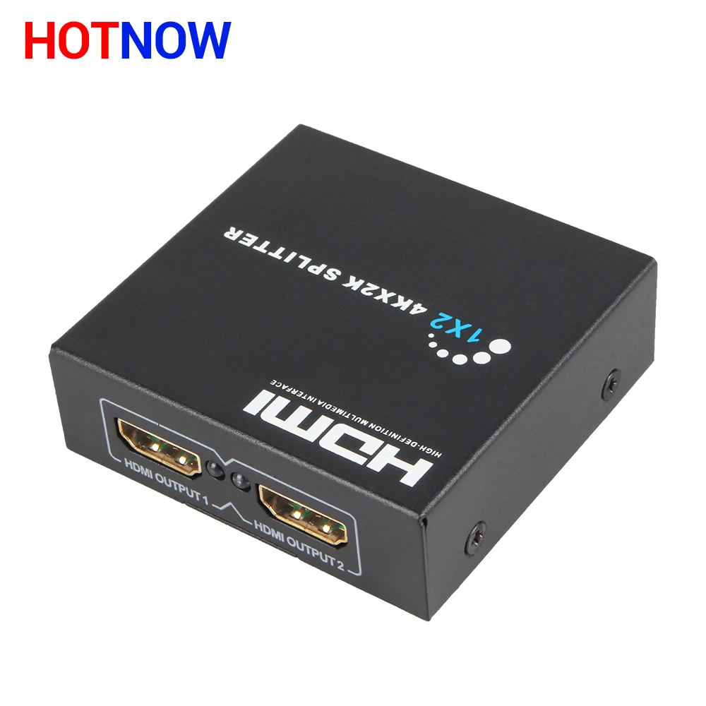 HDMI сплиттер 1X2 Full HD 3D видео сплит 1 в 2 выход усилитель двойной дисплей для HDTV DVD PS3