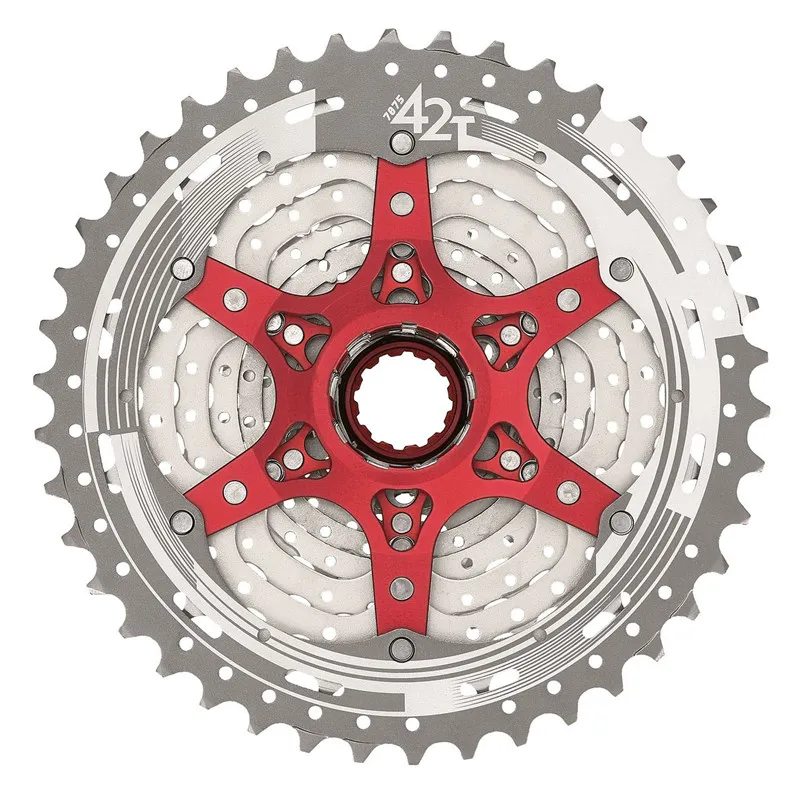 Sunracing CSMX3 CSMX8 MTB велосипед кассета 10S 11S скорость-11-40 T/11-42 T/11-46 T, черный/серебристый велосипед свободного хода для SLX