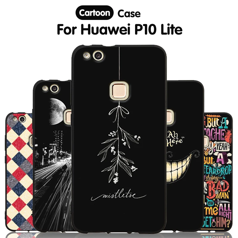 JURCHEN чехлы для телефонов Huawei P10 Lite чехол huawei p10 lite P10Lite Силиконовый ТПУ задняя