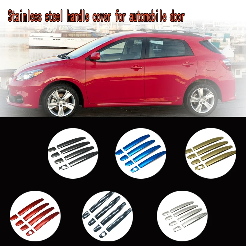 

Stainless steel decorative cover for car door handle for Toyota Matrix E130 E140 2003 - 2014 XR XRS All Model