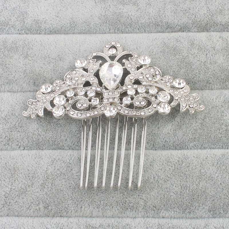 2017 последняя eauropean и Америка Роскошная большая Хрустальная корона для волос