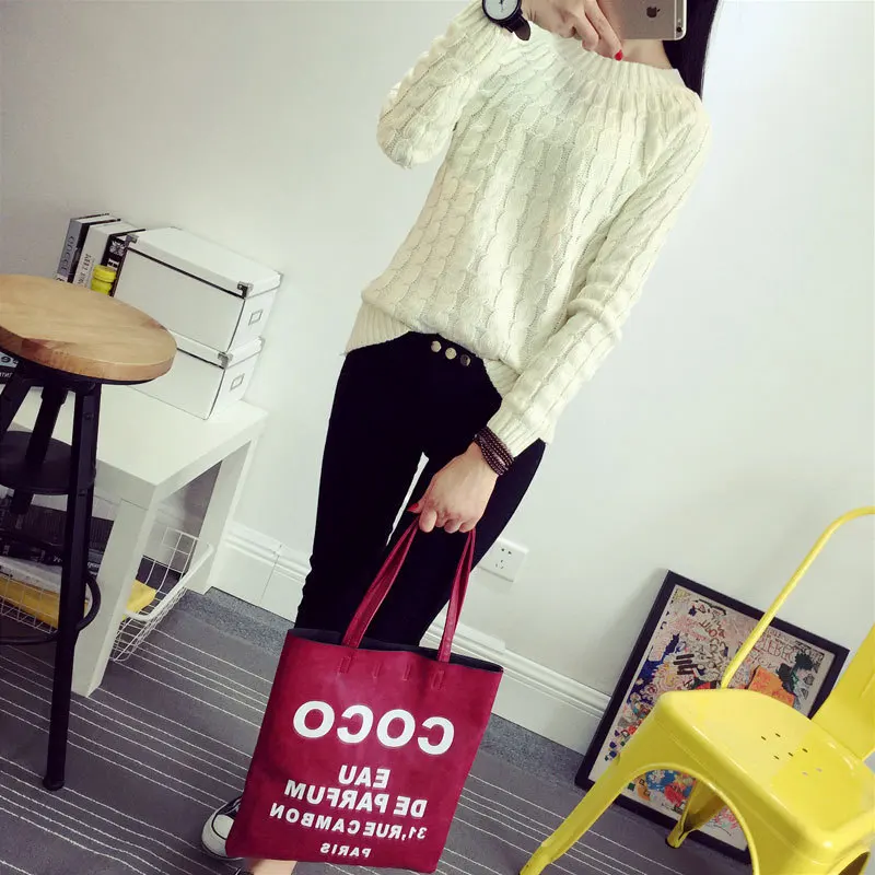 Danjeaner Autumn Winter Sweaters Women Knitted Retro Twisted Flower Pullover Fashion Candy Colors O-neck Long Sleeve Jumpers | Женская
