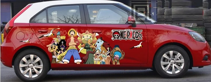 Левая сторона автомобиля наклейки HD струйная Персонализированная аниме