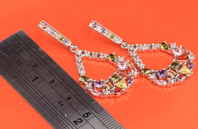 Фантастические корона цветок многоцветный морганит падения стерлингового