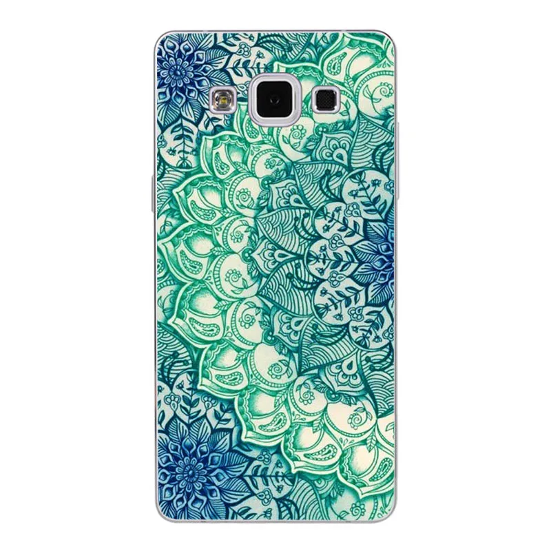 Розово-красный Geruide 5,0 ''чехол для samsung Galaxy E5 E500 E500F, мягкий силиконовый дизайнерский чехол для телефона, чехол, Капа для samsung Galaxy E5 E 5 - Цвет: Розово-красный