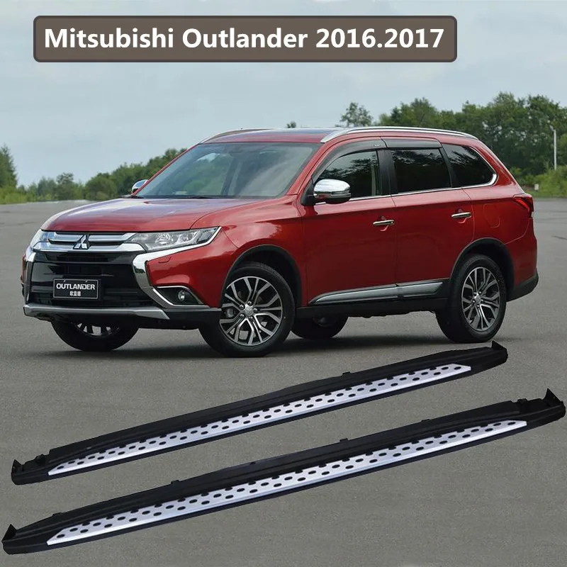 Для Mitsubishi Outlander 2016 2017 автомобильные беговые доски авто боковые ступенчатые